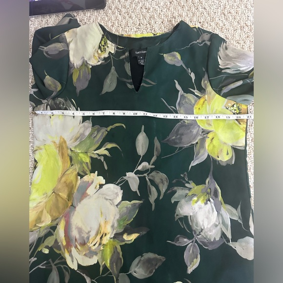 Karen Kane Green and Yellow Sheath Dress size M - Picture 9 of 9